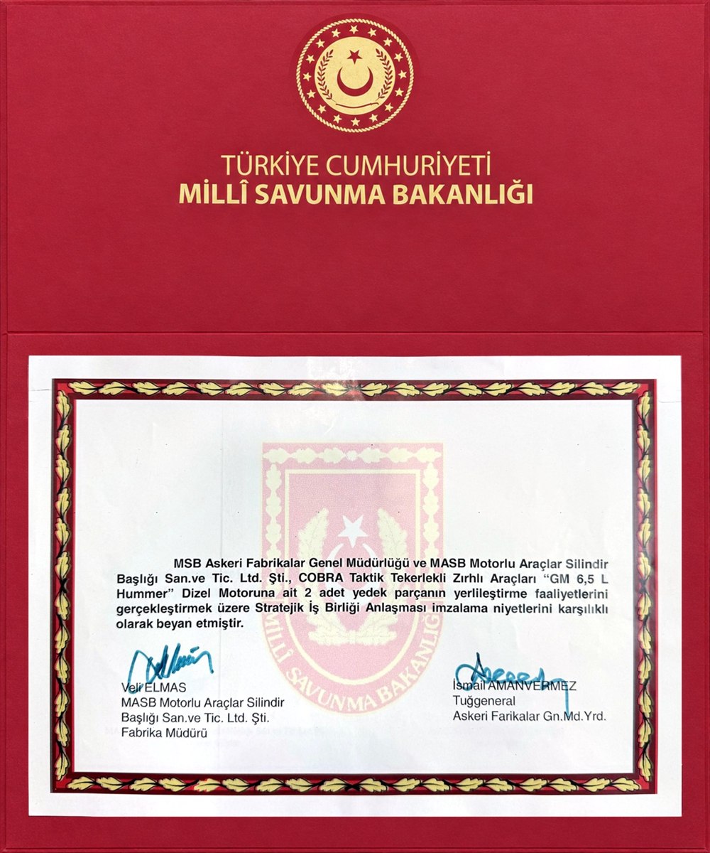 MSB Askeri Fabrikalar Genel Müdürlüğü
