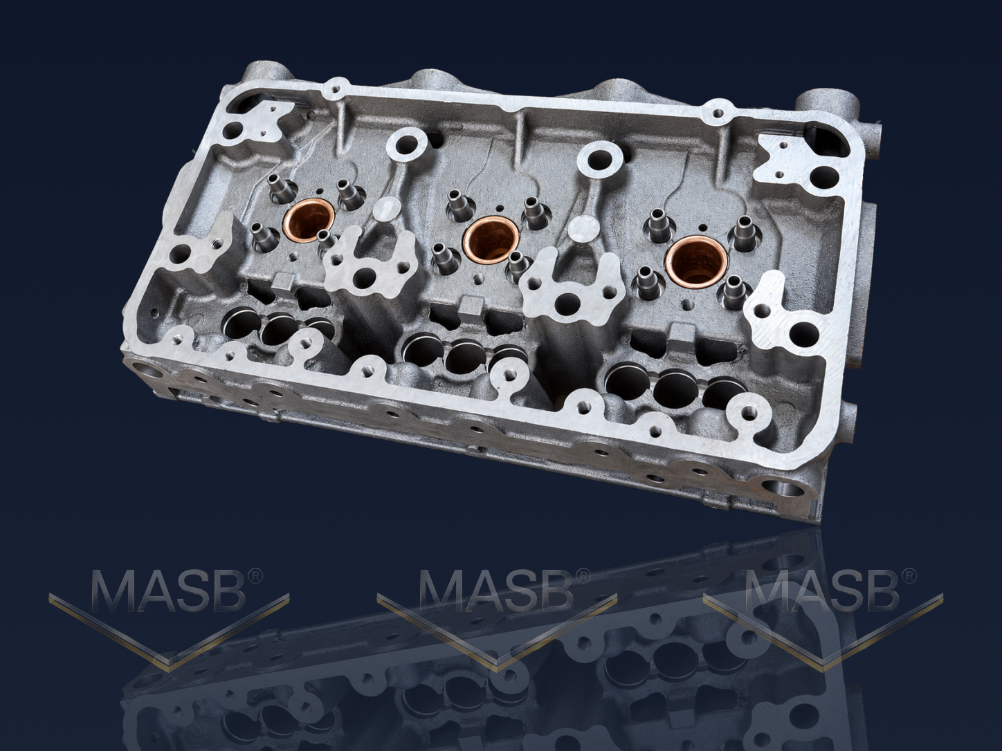 Detroit Diesel Engine 3 - 6V53 cyl head asm.