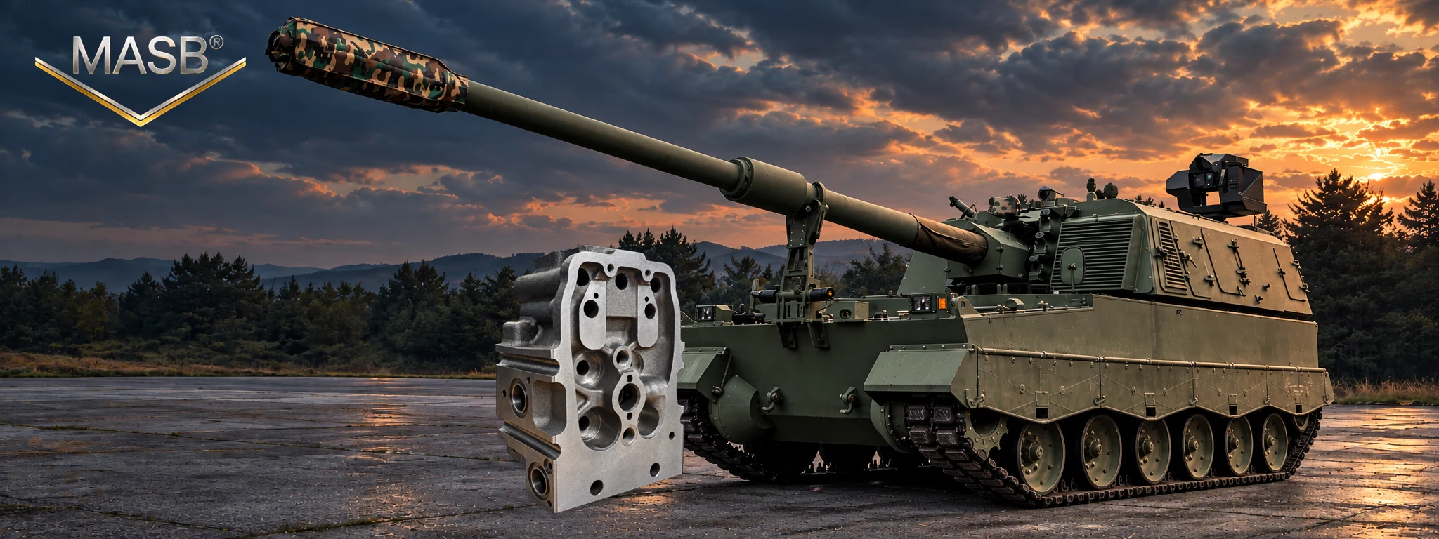 T-155 FIRTINA OBÜSÜSİLİNDİR KAPAĞI